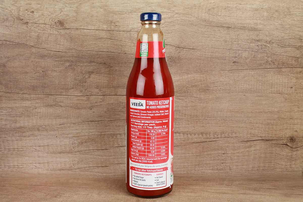 Veeba Truly Tomato Ketchup 1 Kg
