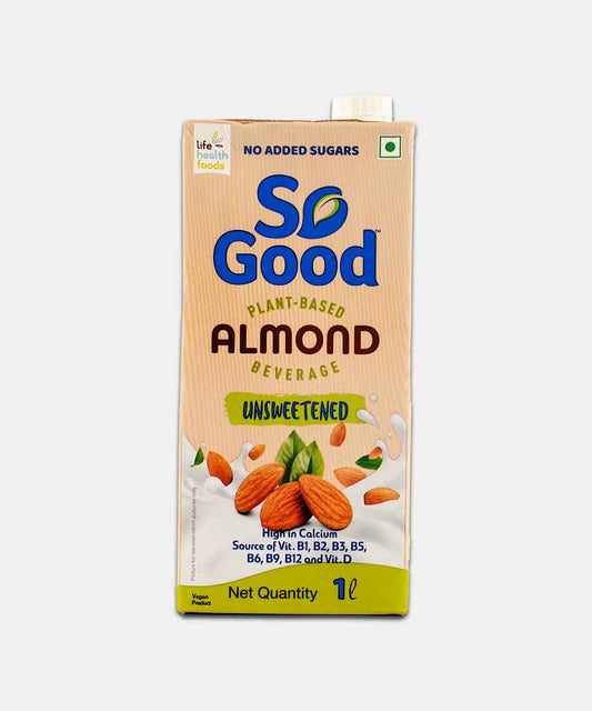 So Good Almond Unsweetened Milk 1 Ltr