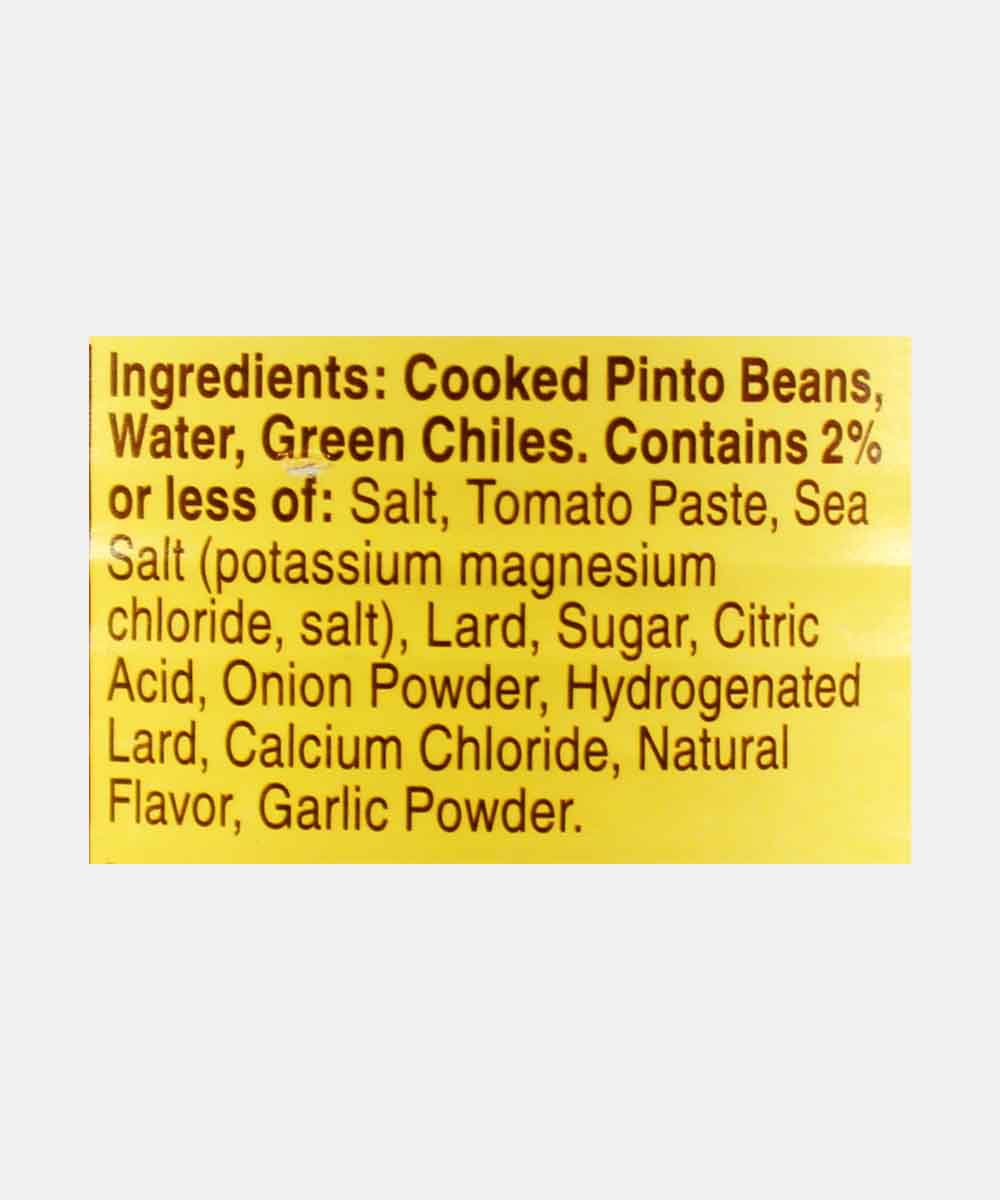 Old El Paso Green Chiles Refried Beans 453 Gm