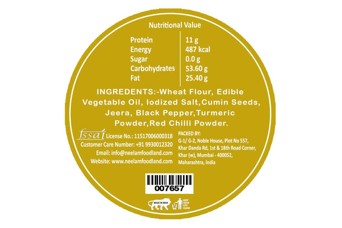 Roasted Masala Bhakri 200 Gm