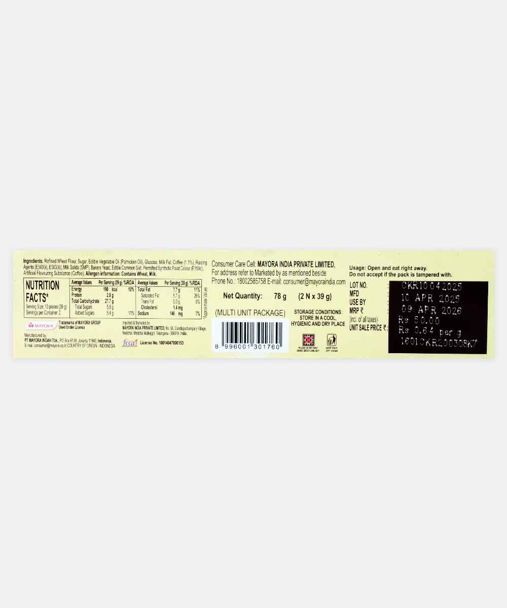 Mayora Coffee Joy Biscuit 90 Gm