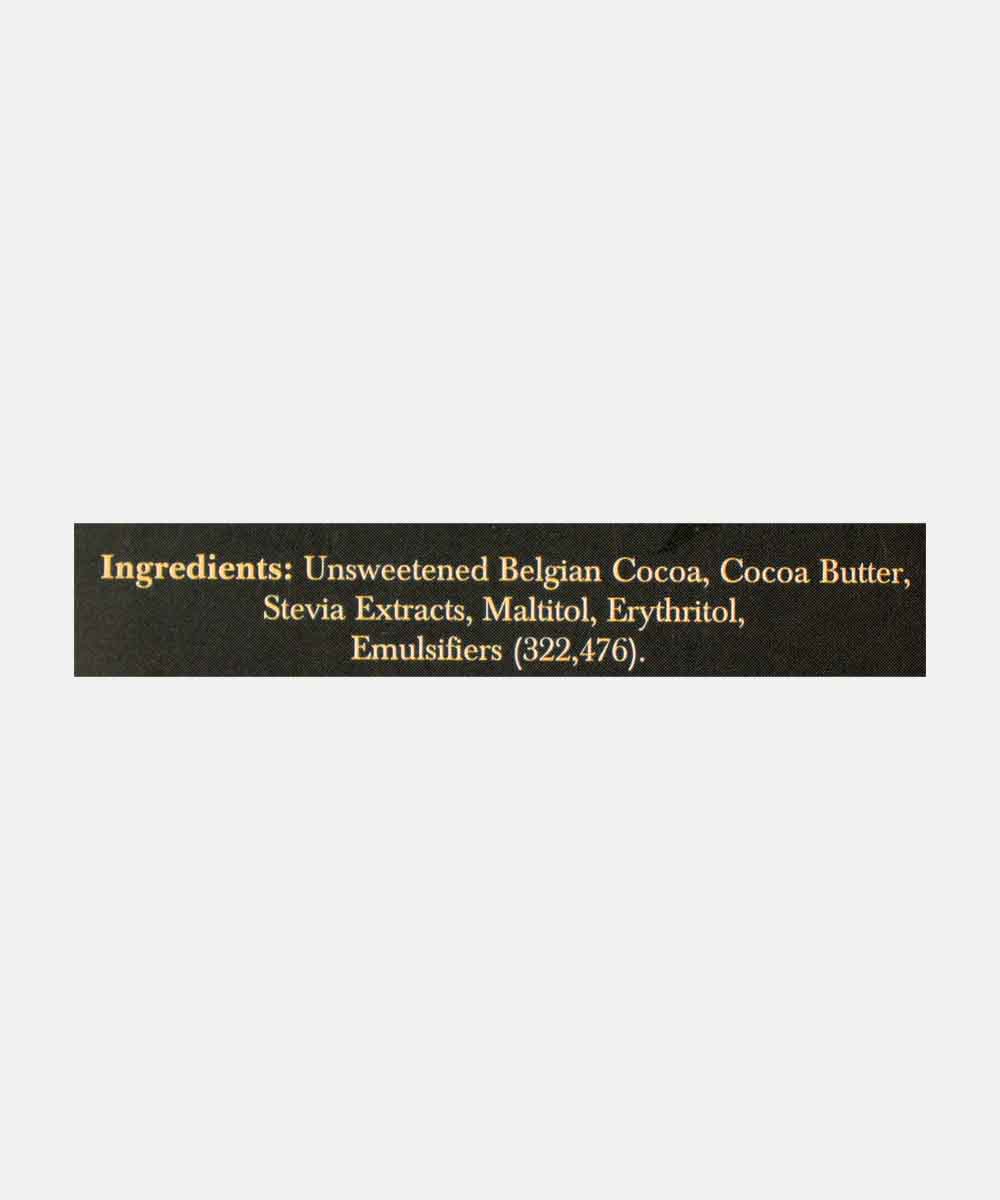 Zevic Belgian Couverture 70% Classic Dark Sugar Free Chocolate 96 Gm