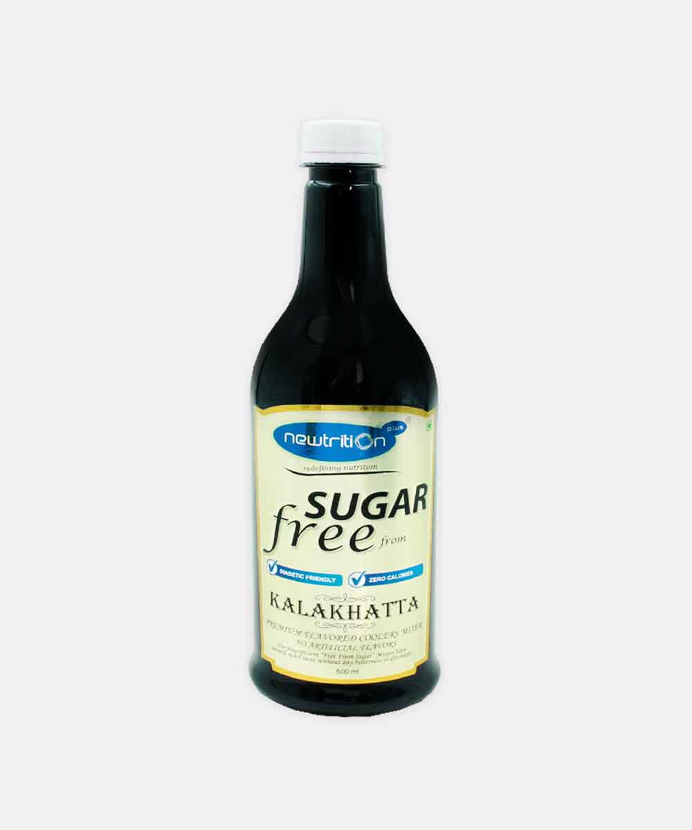 Newtrition Plus Sugar Free Kala Khatta Syrup 500 Ml