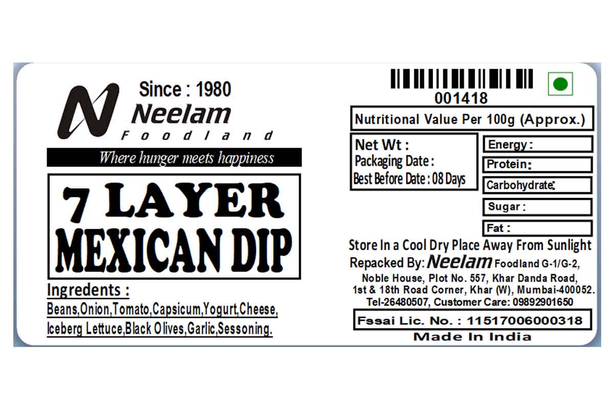 7 Layer Mexican Dip 330 Gm