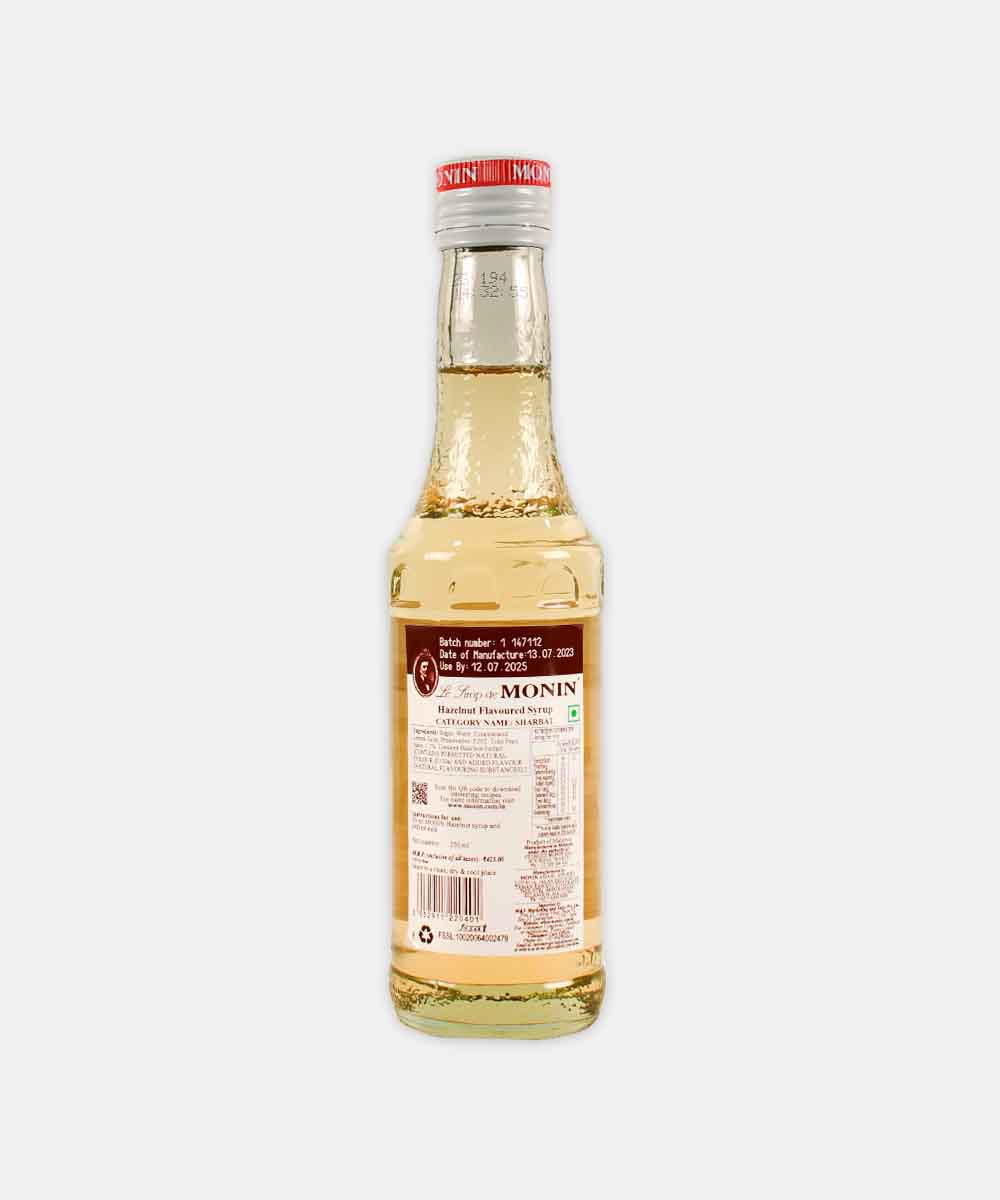 Monin Hazelnut Noisette Syrup 250 Ml