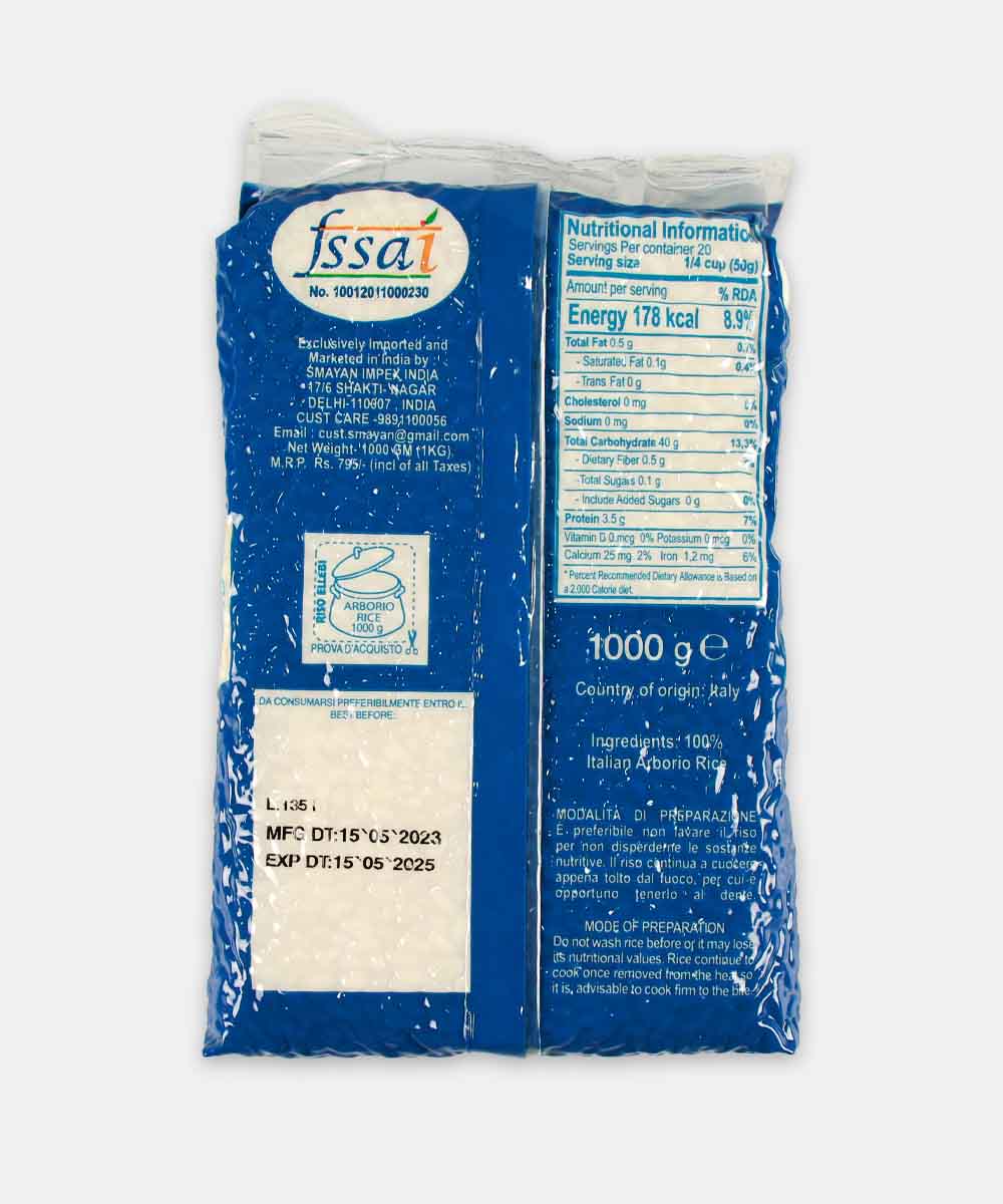 Riso Arborio Rice 1 Kg
