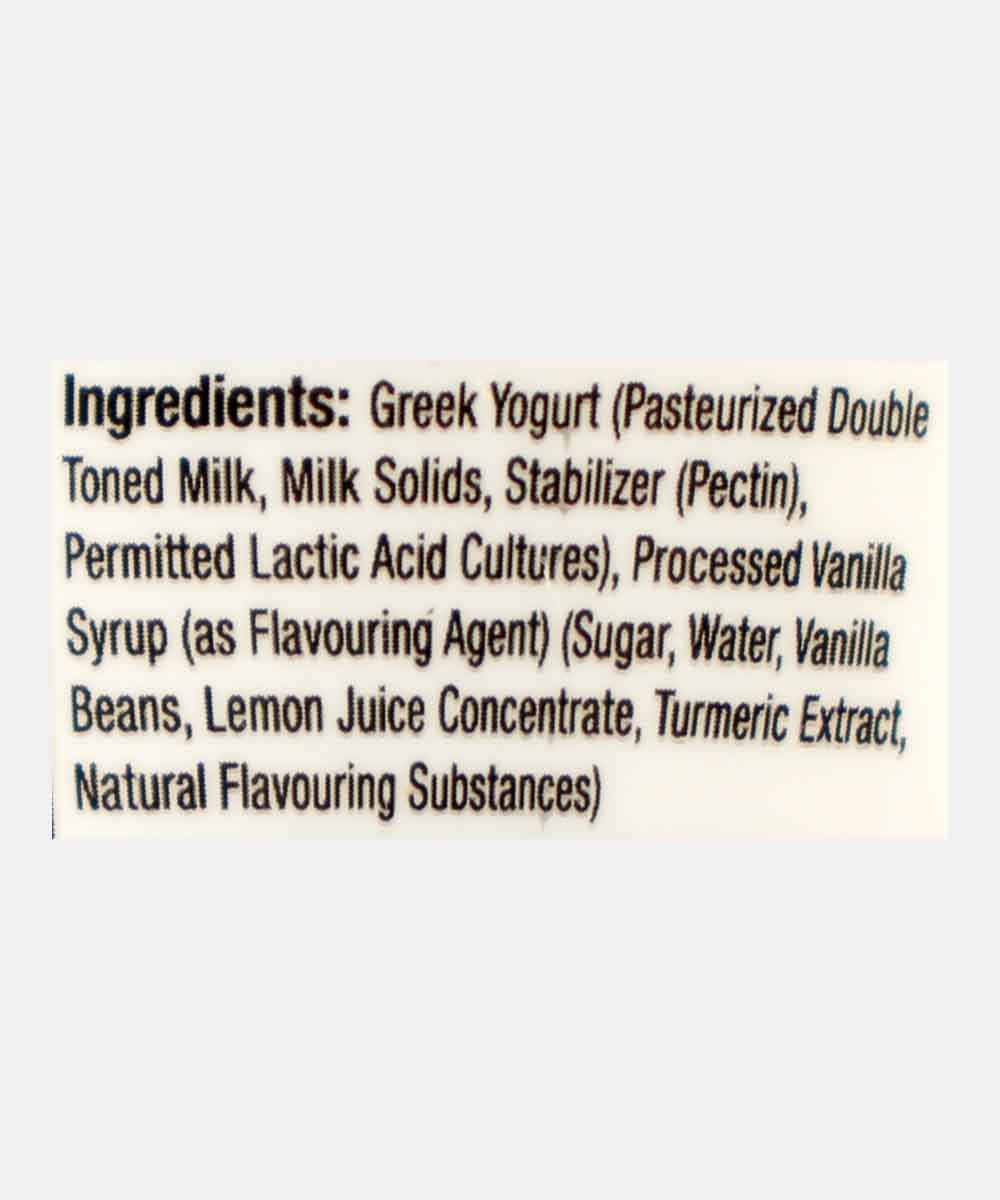 Epigamia Yogurt Greek Vanilla Bean 85 Gm