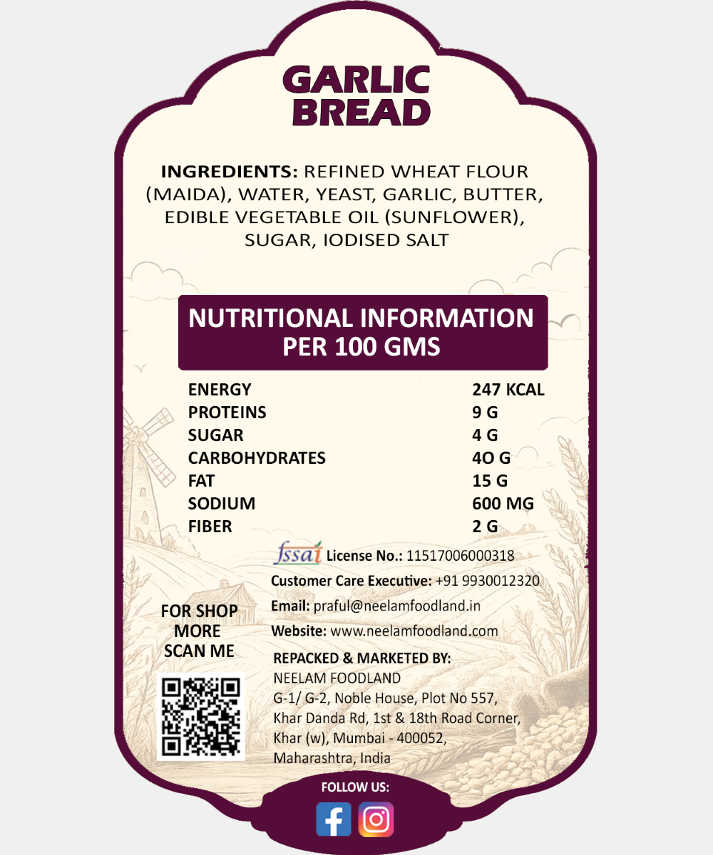 Garlic Bread 400 Gm
