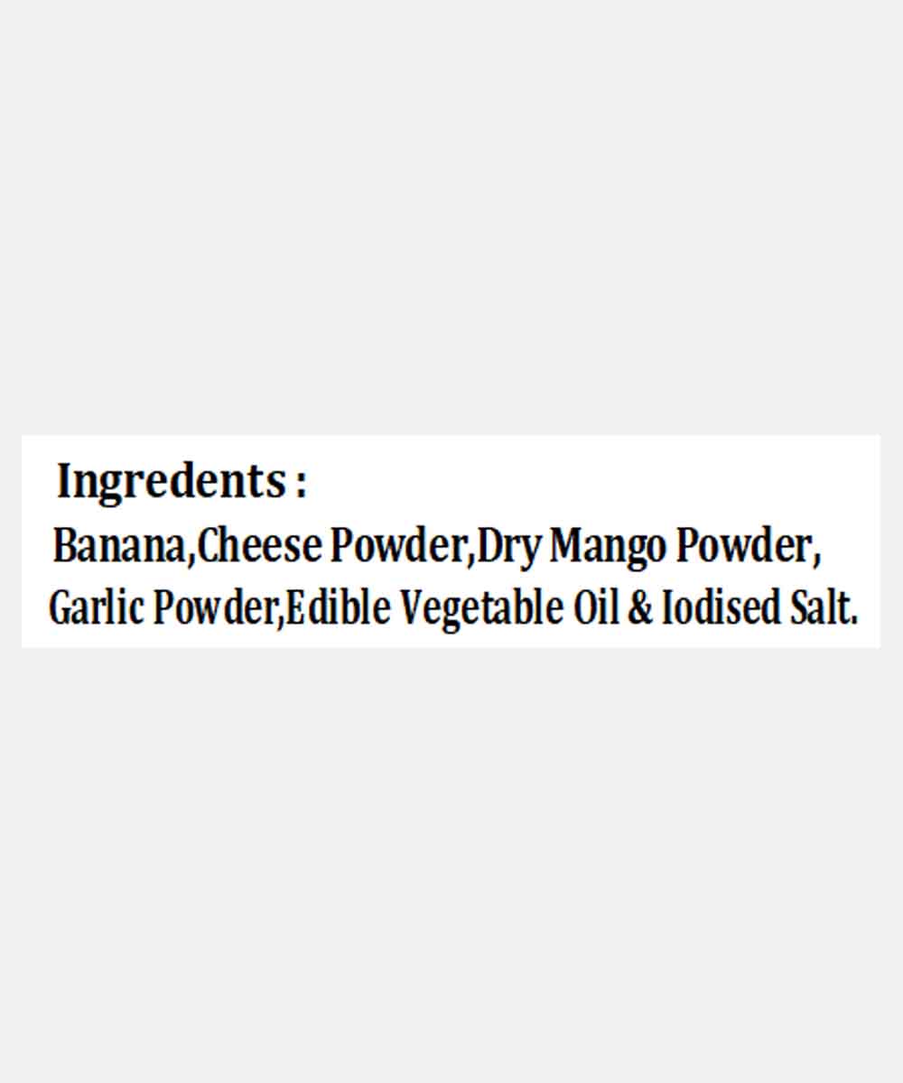 Extra Thin Banana Chips Cheese Garlic 200 Gm