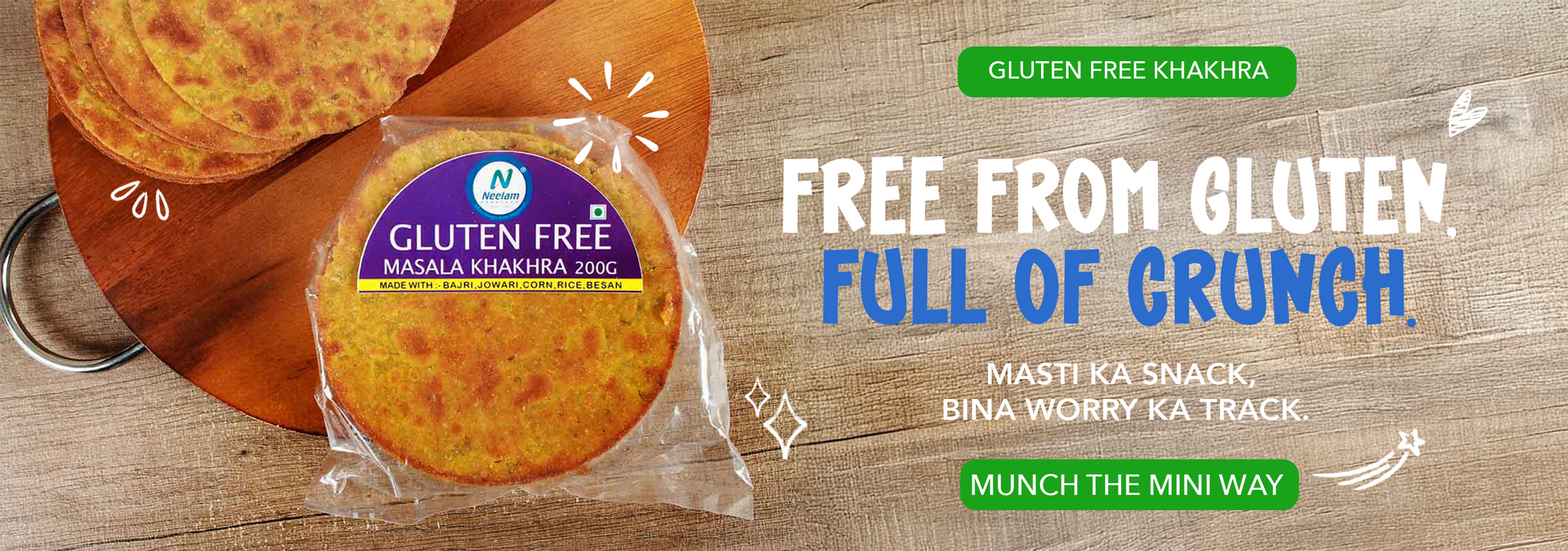 Gluten Free Khakhra Mini