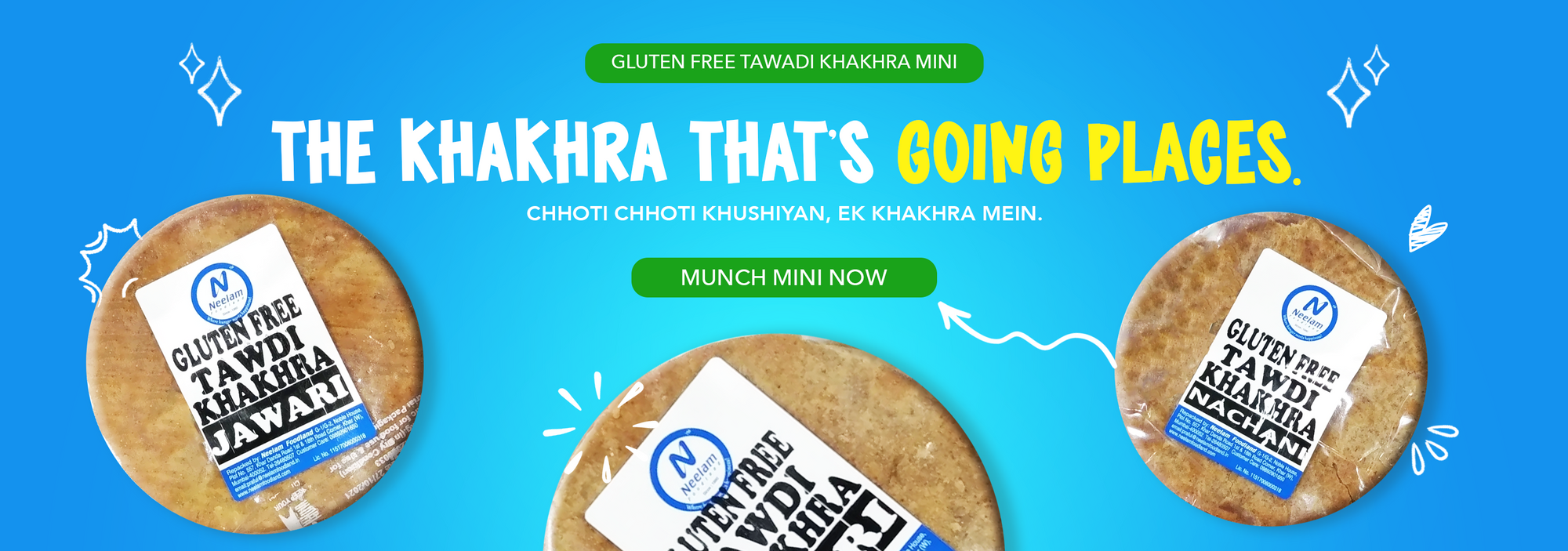 Gluten Free Tawadi Khakhra Mini