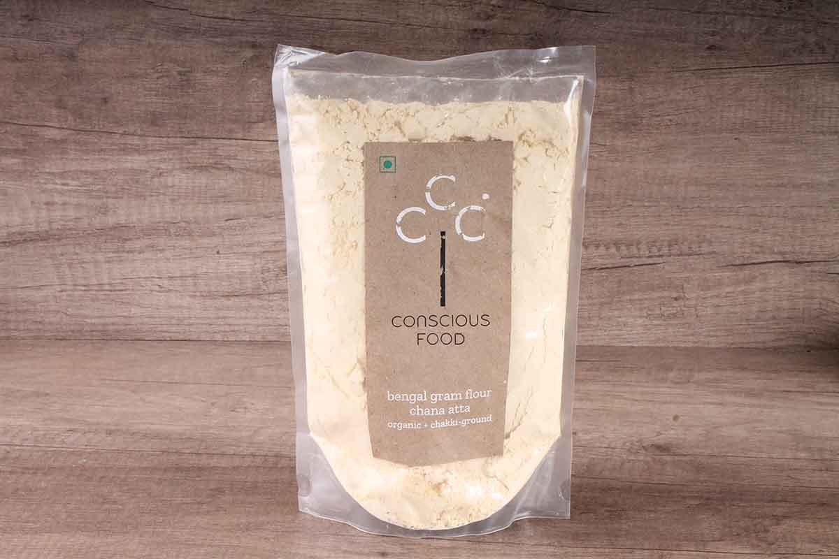 Conscious Food Bengal Gram Chana Flour 500 Gm