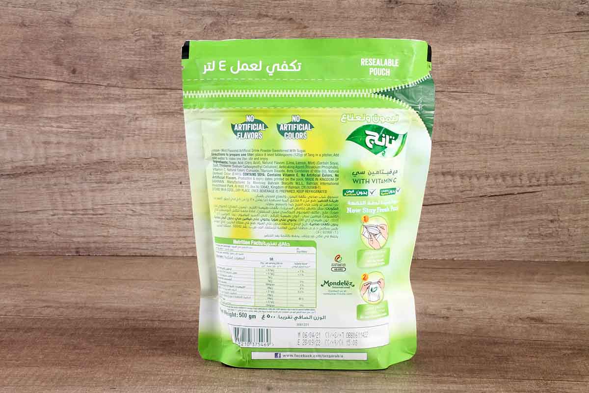 Tang Lemon & Mint 375 Gm Imported