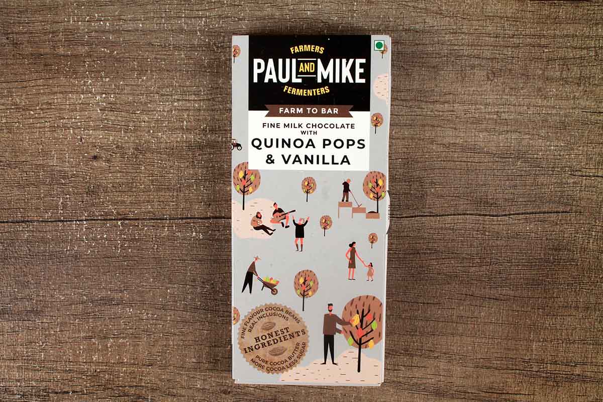 Paul 7 Mike Quinoa Pops Vanilla Chocolate 68 Gm