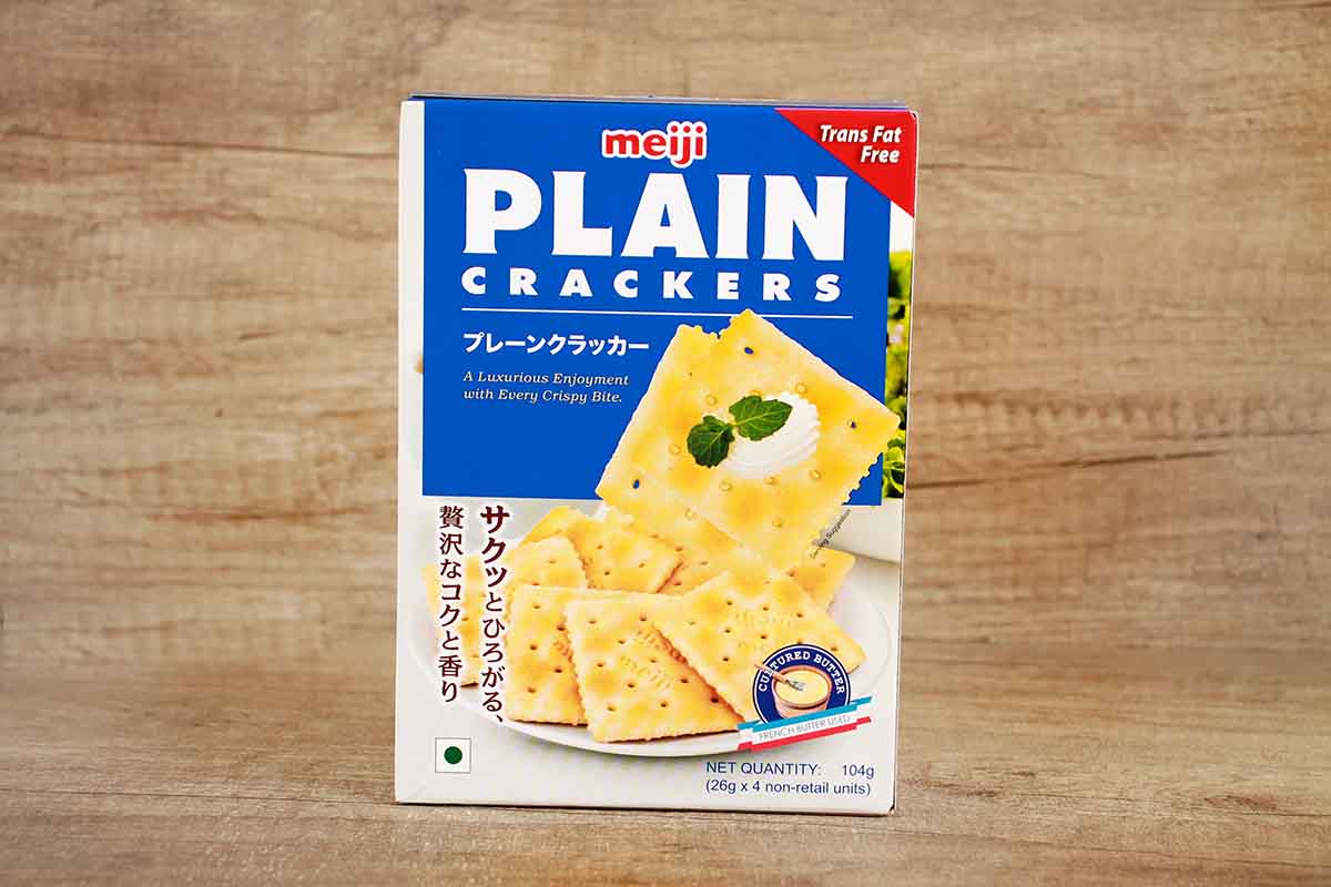 Meiji Plain Crackers 104 Gm