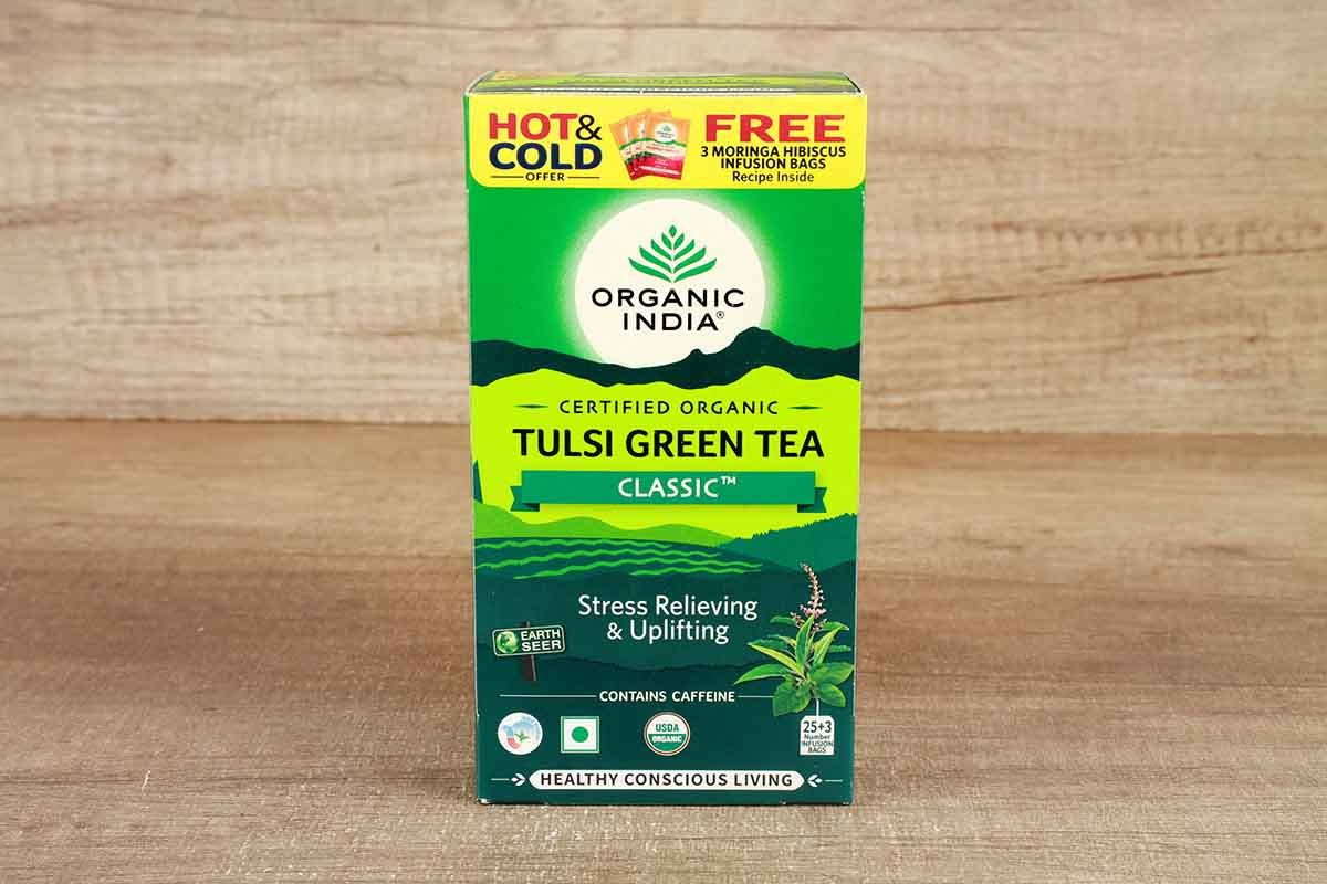 Organic India Tulsi Green Tea Classic (25 Bag) 43.5 Gm