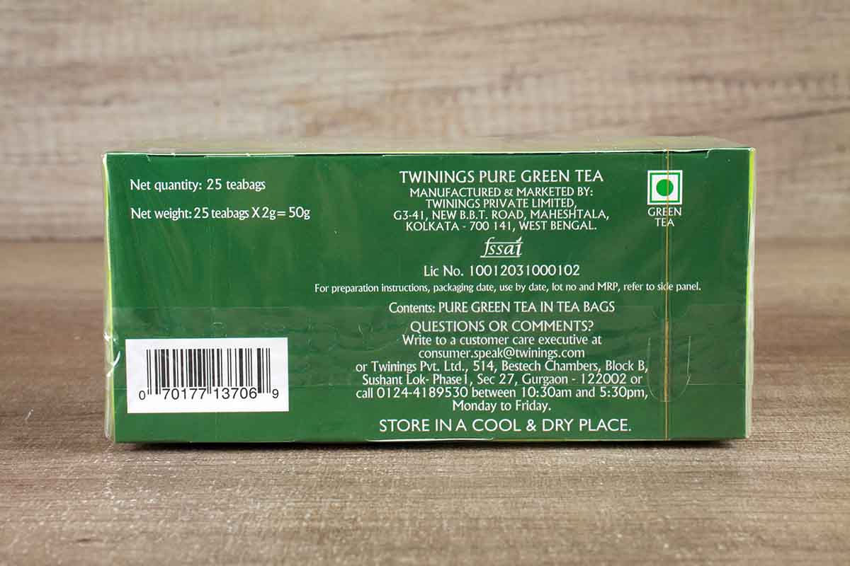 Twinings Pure Green Tea 25 Bag