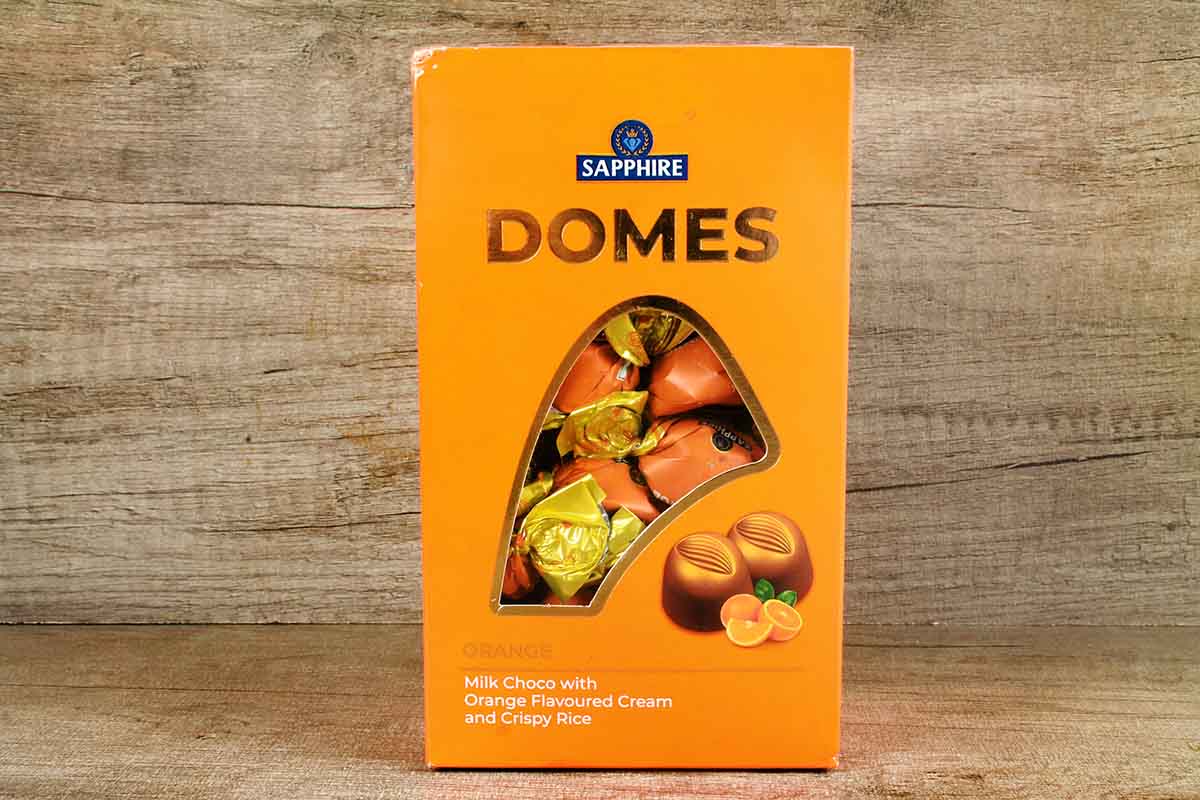 Sapphire Domes Orange Flavour Chocolate 420 Gm