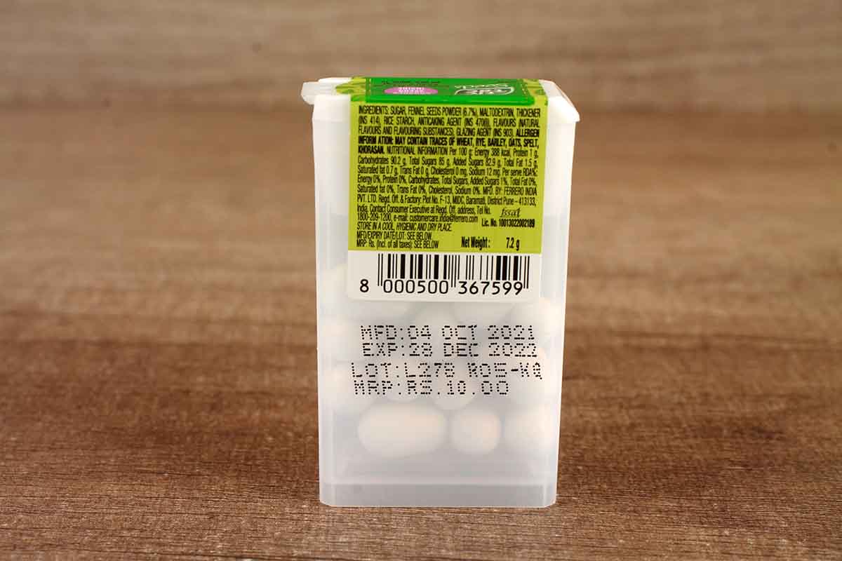 Tic Tac Seeds Saunf Flavoured 7.2 Gm