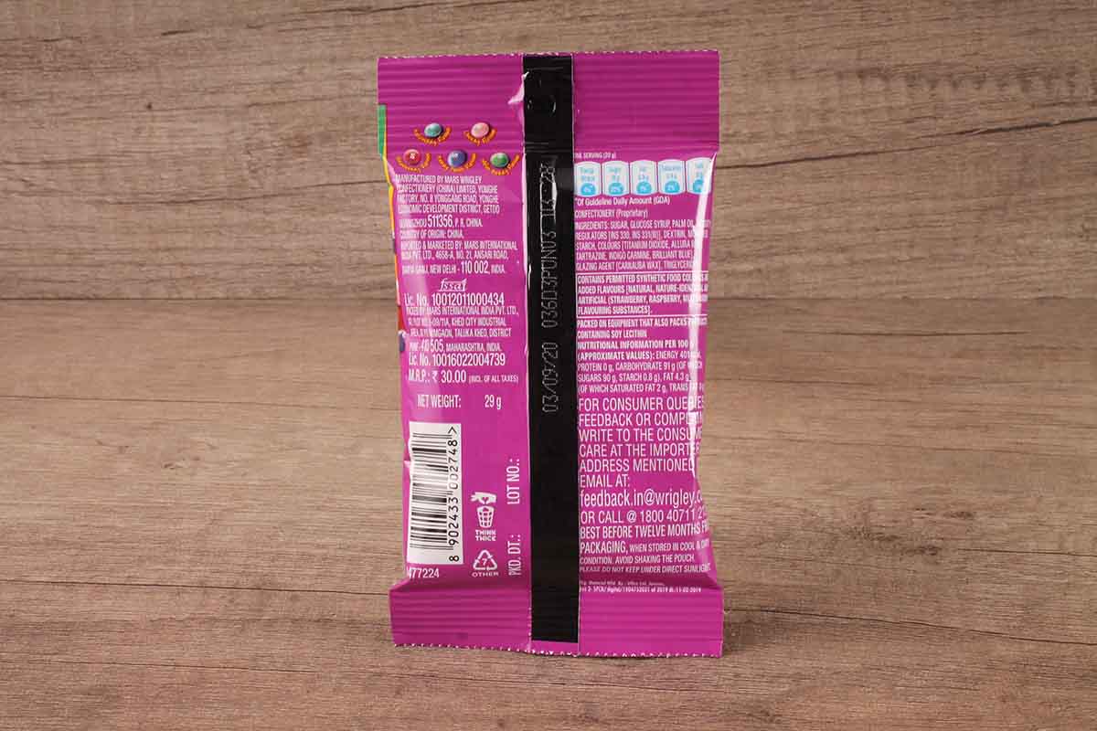 Skittles Wild Berry Fruit Candies 29 Gm