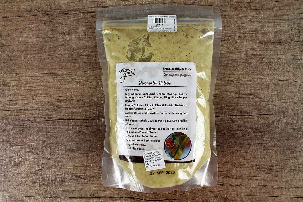 Attagirl Pessarattu Batter 800 Gm