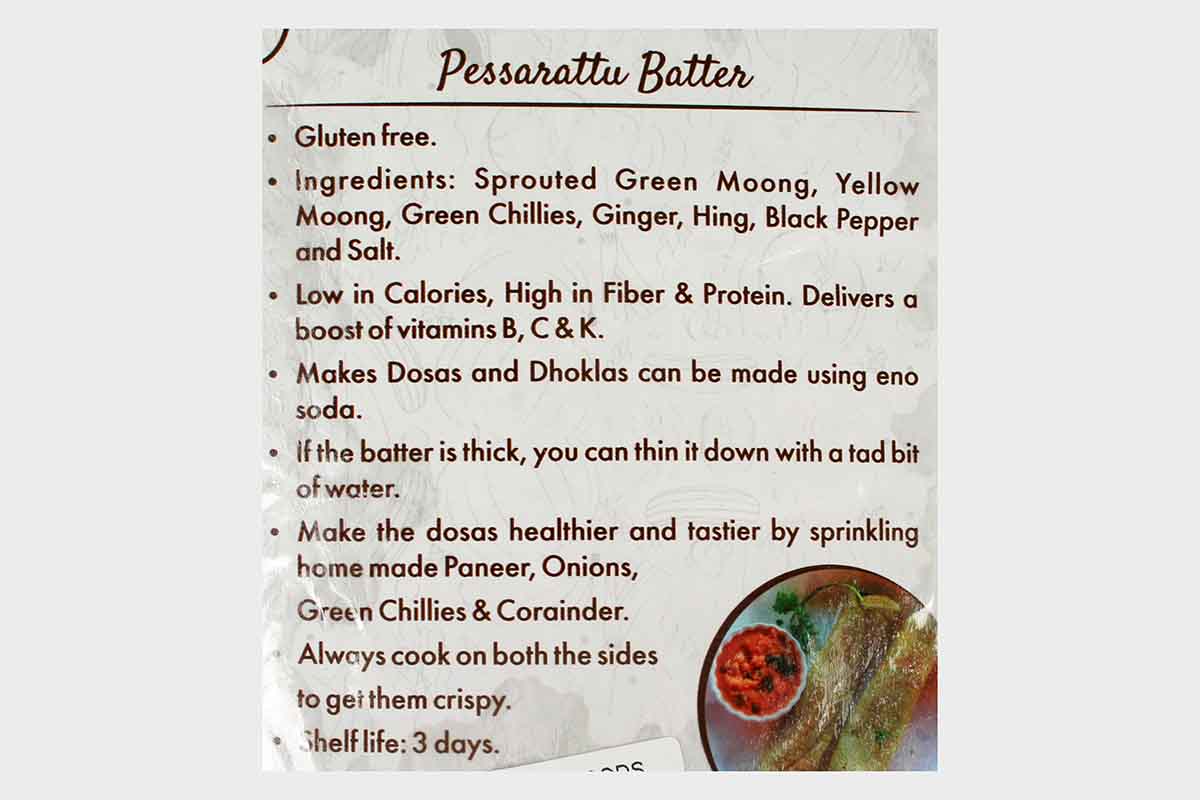 Attagirl Pessarattu Batter 800 Gm