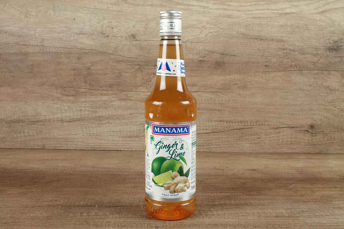 Manama Ginger & Lime Syrup 750 Ml