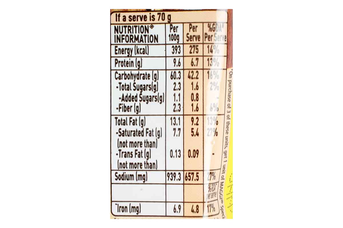 Maggi Special Masala Noodles Spicy Yummy 70 Gm