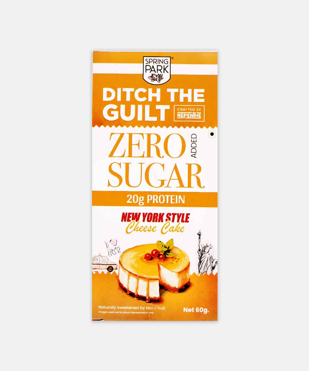 Ditch The Guilt Zero Sugar New York Style Cake Chocolate 60 Gm