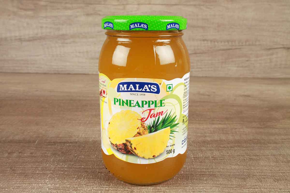 Malas Pineapple Jam 500 Gm