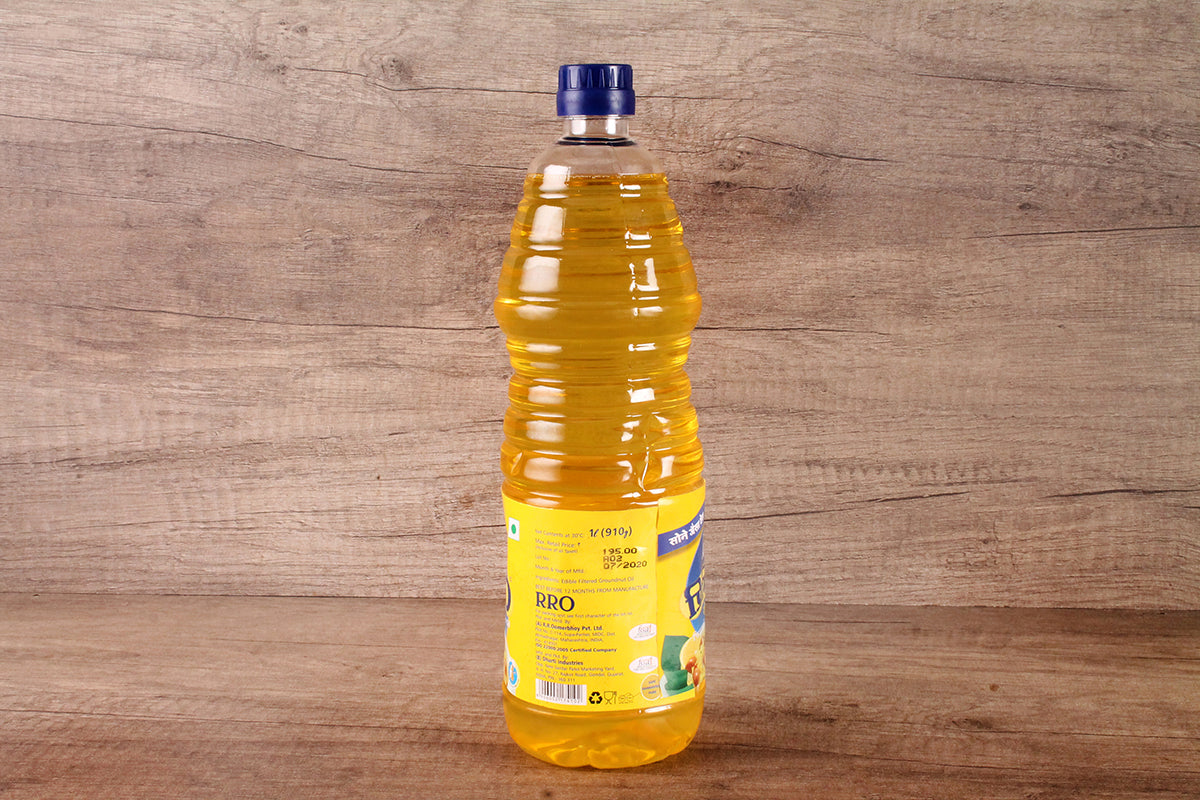 Rro Groundnut Filtered Oil 1 Ltr