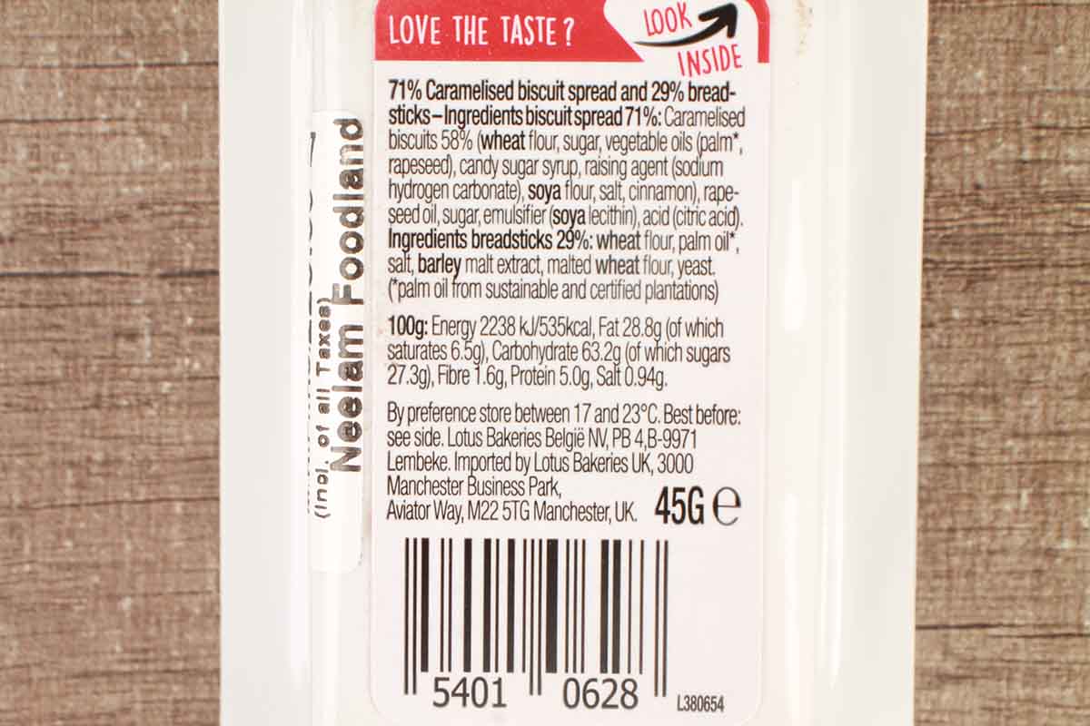 Lotus Biscoff & Go Biscuit Spread And Breadstick 45 Gm