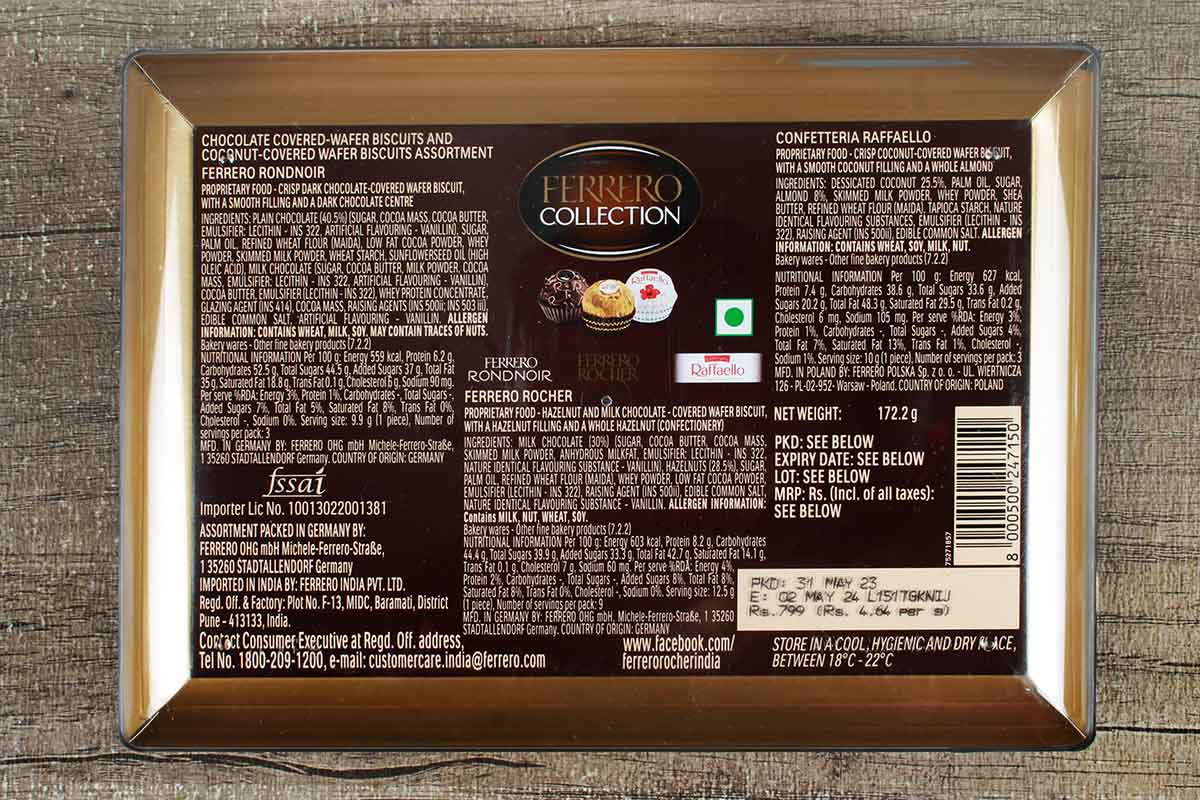 Ferrero Rocher Collection Chocolate 172.2 Gm