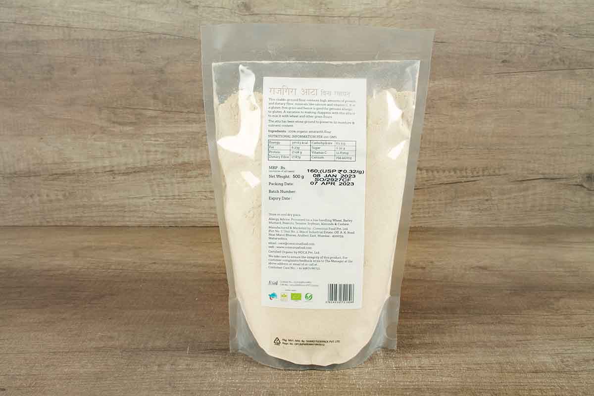 Conscious Food Amaranth Rajgira Flour 500 Gm