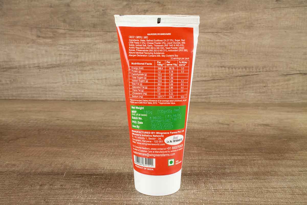 Wingreens Cheesy Chipotle Sauce 180 Gm