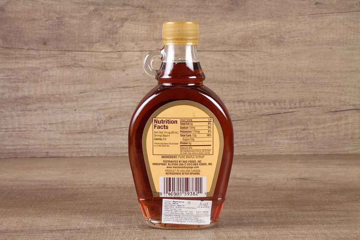 Macdonalds 100% Pure Maple Syrup 250 Ml