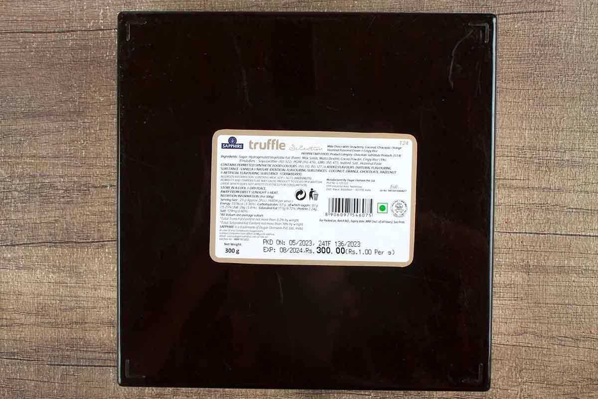 Sapphire Truffle Selection Chocolate 300 Gm