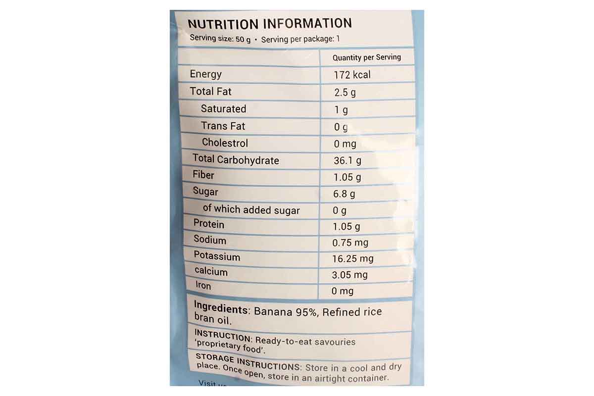Super Munchies Banana Chips 50 Gm