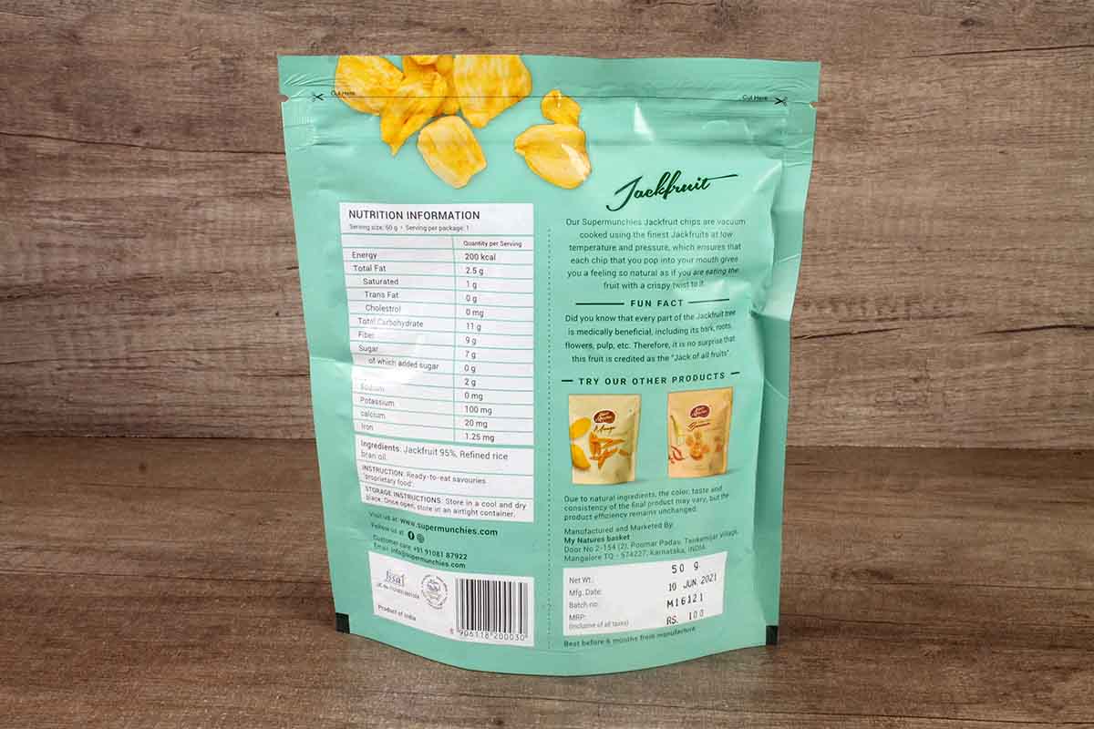 Super Munchies Jackfruit Chips 50 Gm