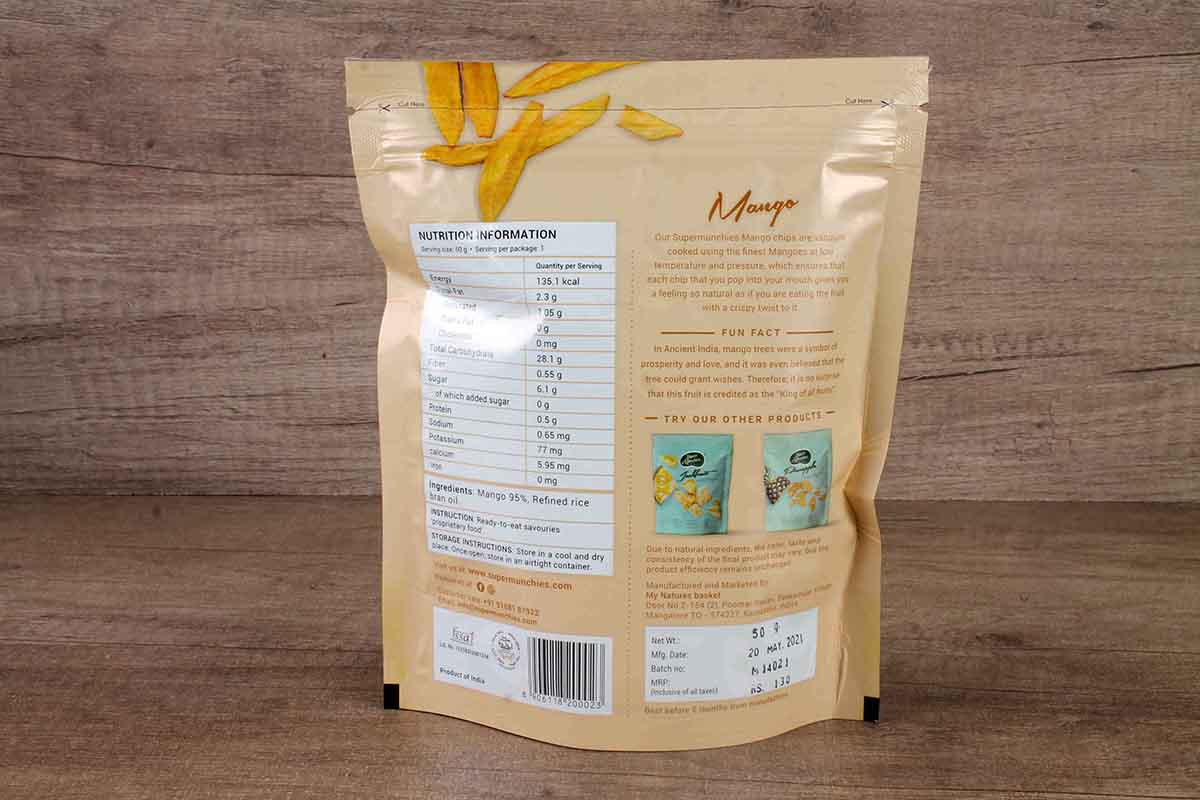 Super Munchies Mango Chips 50 Gm