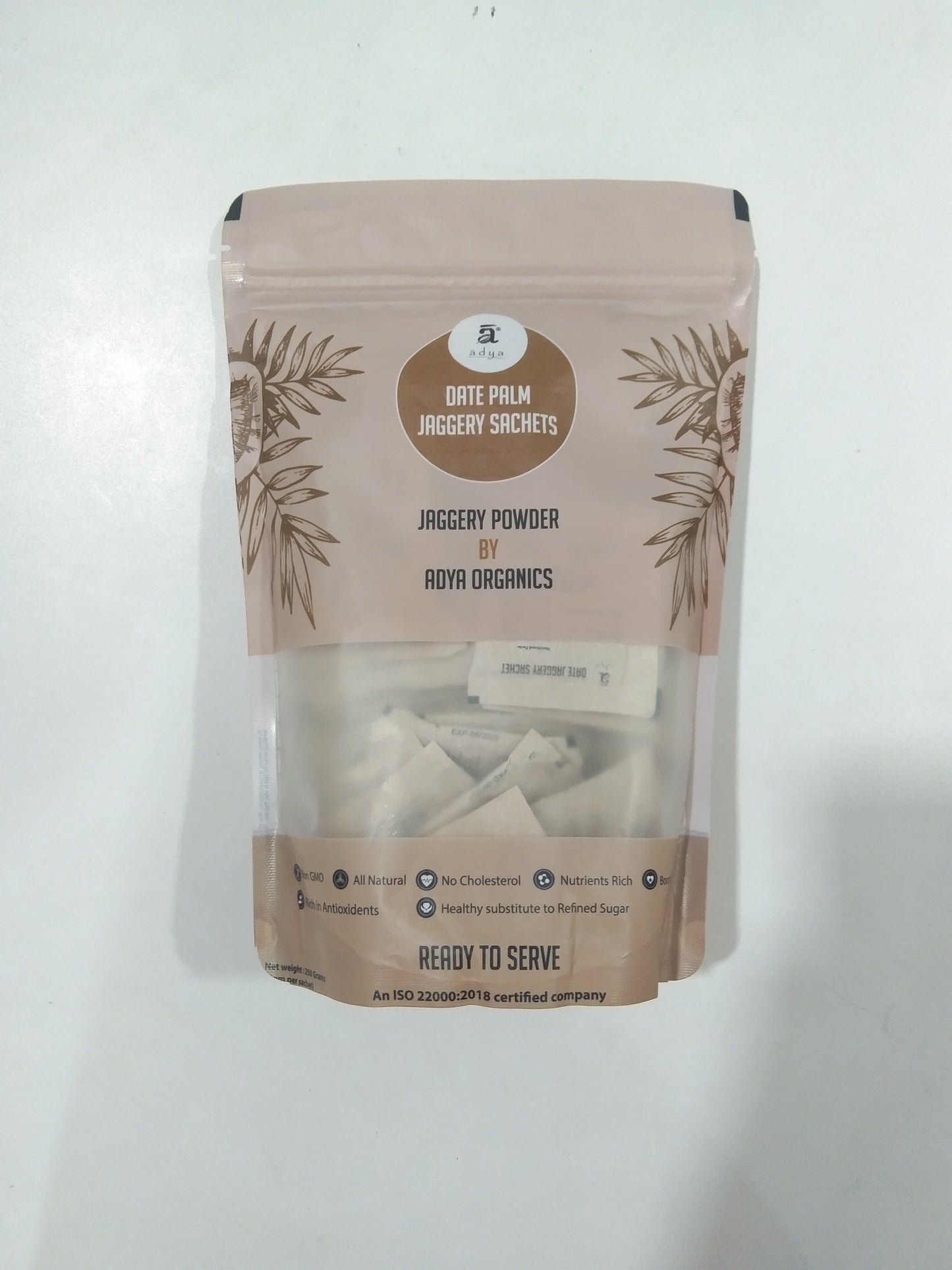 Adya Date Palm Jaggery Sachet 250 Gm