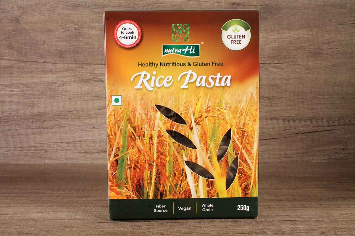 Nutra Hi Gluten Free Rice Pasta 250 Gm