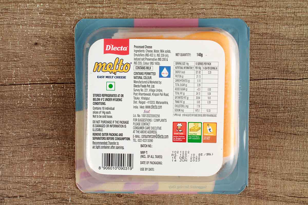 Dlecta Melto Easy Melt Cheese 140 Gm