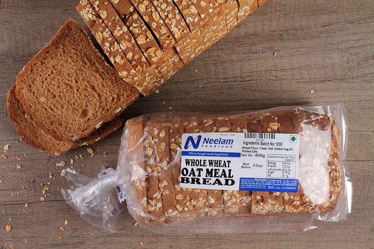 Whole Wheat Oat Meal Bread 400 Gm