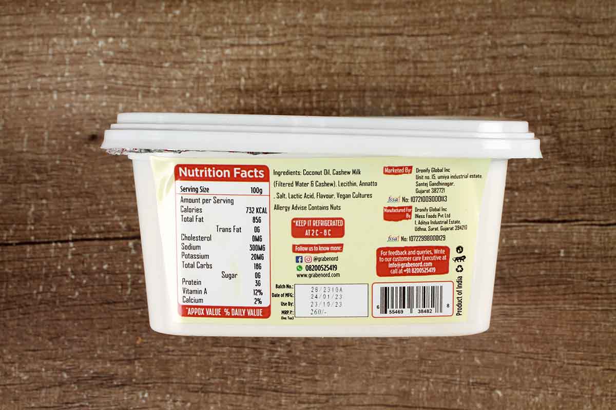 Grabenord Plant Butter Salted 200 Gm