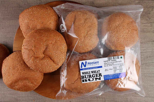Whole Wheat Burger Bun 4 Pieces
