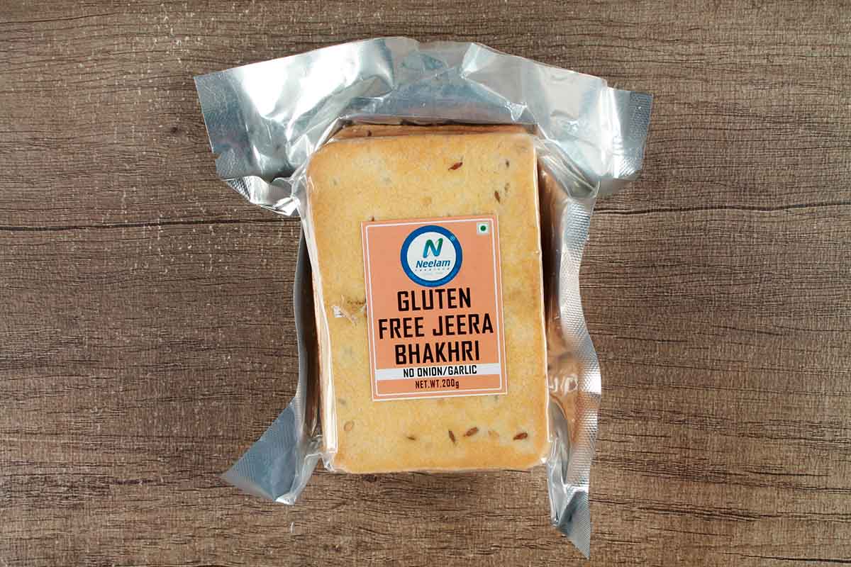 Gluten Free Jeera Bhakhri No Onion No Garlic Mobile 200 Gm