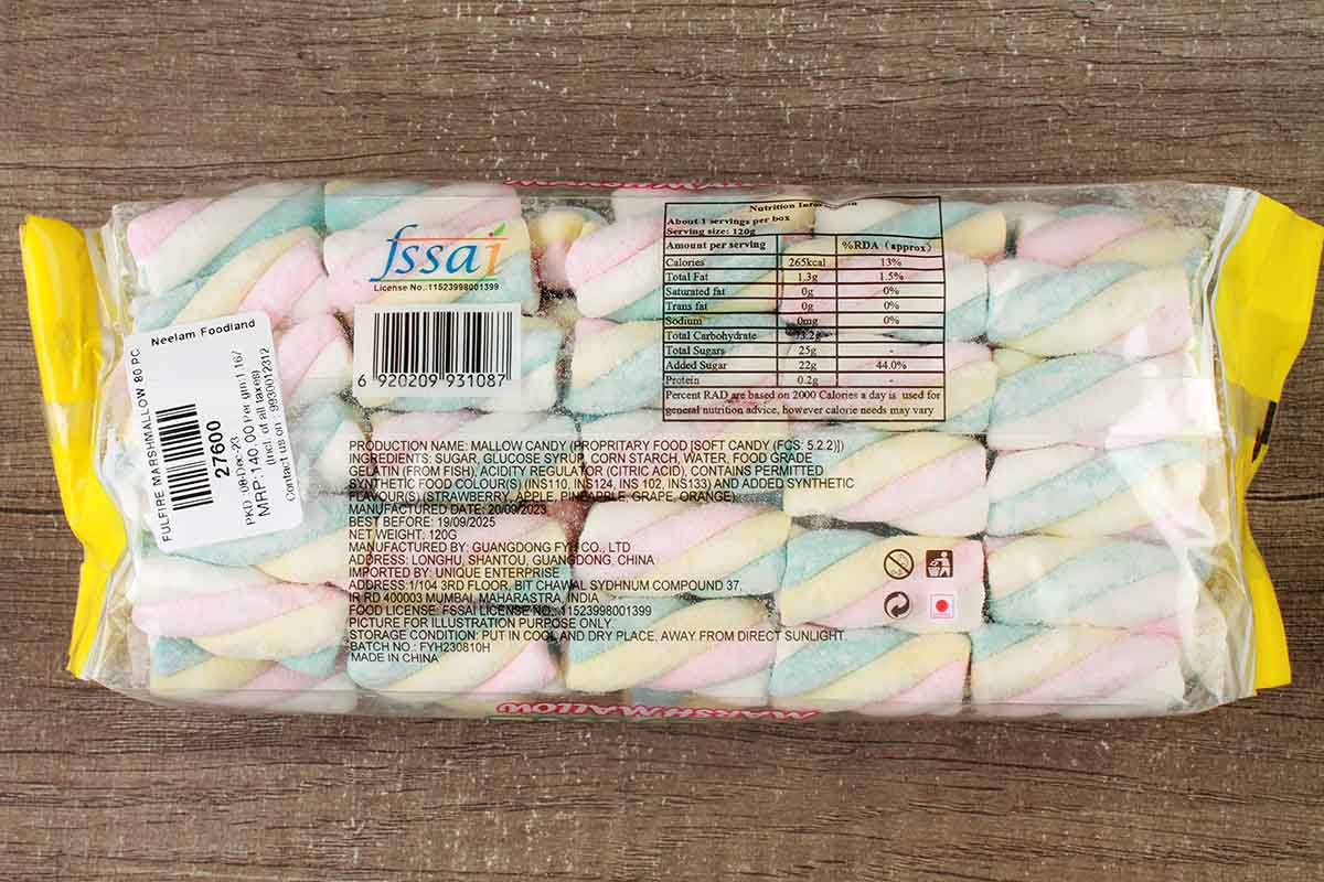 Fulfire Marshmallow 80 Pc 120 Gm