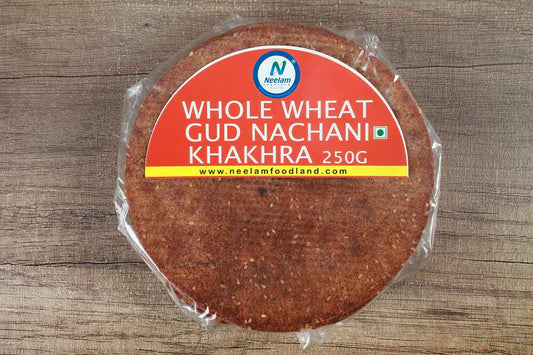 Whole Wheat Gud Nachani Khakhra 250 Gm