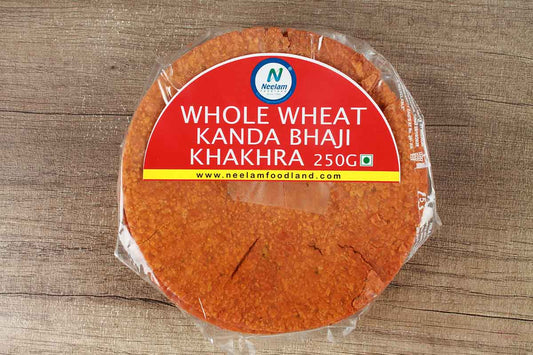 Whole Wheat Kanda Bhajiya Khakhra 250 Gm